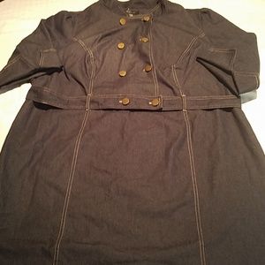 Robert Louis Denim Plus Size Dress Sz 3x